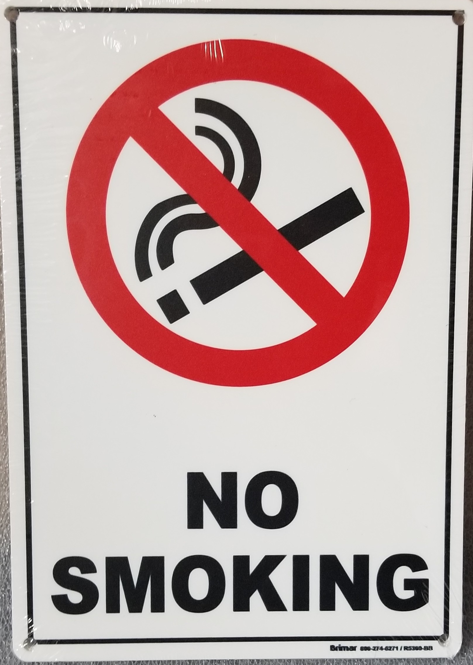 anti smoking sign